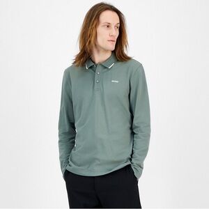 Hugo Boss Men's Derrikos Long Sleeve Polo Shirt- Size XXL